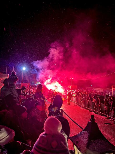 Der erste Krampuslauf war für Obmann Niklas Kocher ein voller Erfolg. | Foto: Jakob Ertl