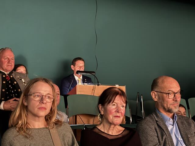 Franz Schober war bei der Preisverleihung auch als Tontechniker im Einsatz. | Foto: Brigitte Gady