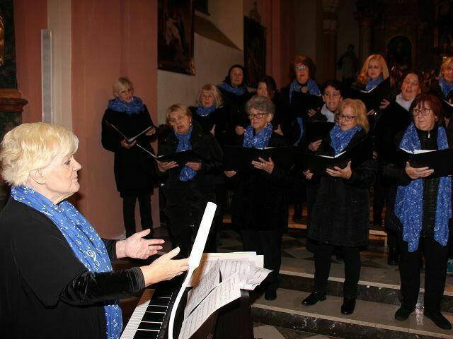 Ehrenbürgerin Gerlinde Hörmann leitete wieder das Konzert. | Foto: Wutte