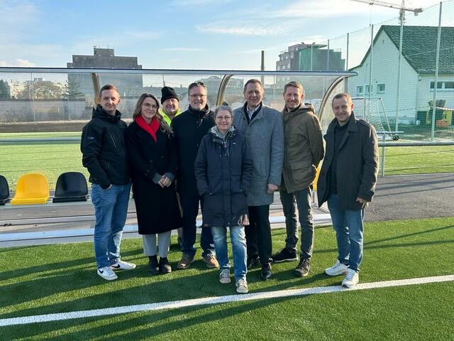 Die Sportanlage in der Leberstraße konnte bereits eröffnet werden.  | Foto: BV11