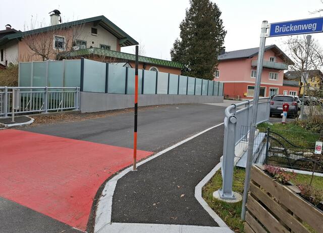 Eine der neuen Mühlbachbrücken in Puch.
Foto: Josef Wind