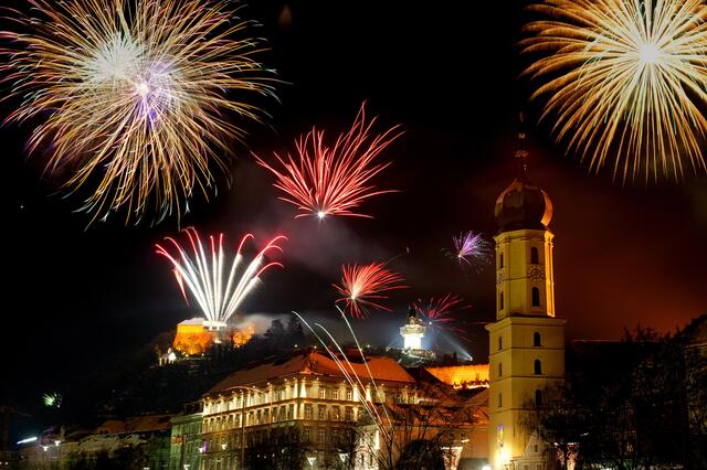 &lt;f&gt;Lang ist’s her:&lt;/f&gt; In Graz gibt es kein Feuerwerk mehr. | Foto: Graz Tourismus