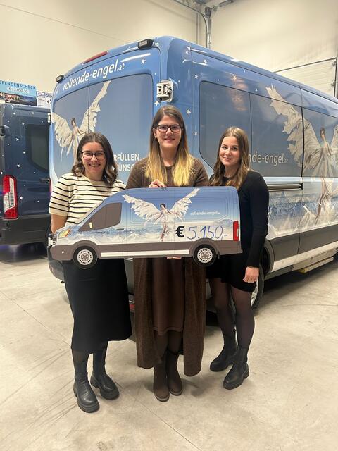 Leonie Waser, Anna Hüthmayr und Karin Winter | Foto: Rollende Engel