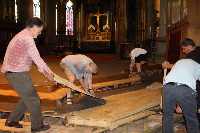 Die Neugestaltung des Altarraums zählt Maximilian Strasser zu den Highlights seiner Amtszeit.  | Foto: Diözese Linz