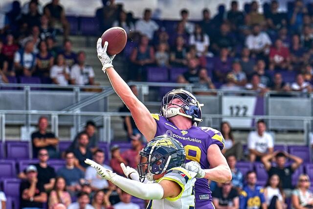 Tight End ist Bierbaumer probierte sein Glück in der NFL.  | Foto: GEPA