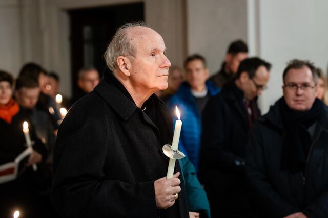 Kardinal Christoph Schönborn bei der Adventandacht im Erzbischöflichen Priesterseminar am Alsergrund. | Foto: Erzdiözese Wien
