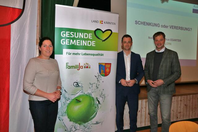 DGKP Barbara Kosian, Mag. Markus Egarter (Referent), Martin Lackner (Bürgermeister Heiligenblut) | Foto: Heidi Schober