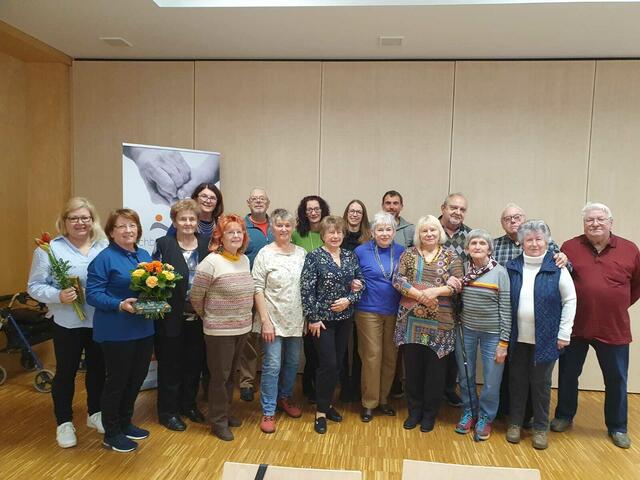 Gruppe der Ehrenamtlichen aus Steinberg-Dörfl mit Standort-Koordinatorinnen Anita, Pallanitsch und Sylvia Maschler und Obfrau Petra Prangl. | Foto: Astrid Rainer