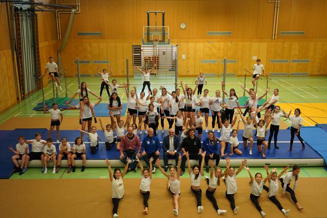 Akrobatikshow der Bodenturngruppe des Gymnasiums Hartberg | Foto: Gymnasium Hartberg