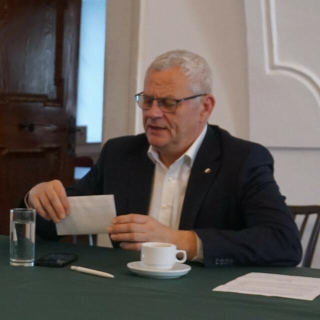 Thomas Steiner dankt den Organisationen der Veranstaltung