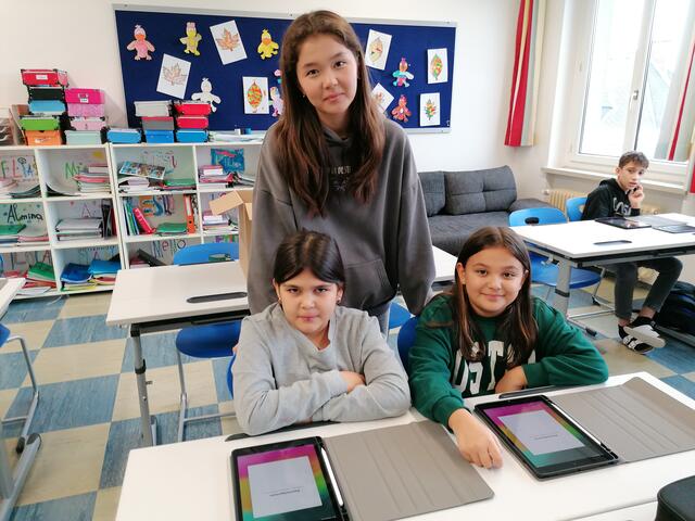 Schärdinger Viertklässler unterstützten die Erstklässler. | Foto: MS Schärding