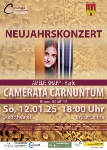 Diesmal mit dabei ist Amelie Jade Knapp an der Harfe.  | Foto: Camerata Carnuntum