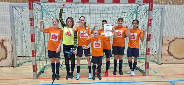 Die Mädchen der Mittelschule St. Stefan ob Stainz holten sich wieder den Bezirksmeistertitel. | Foto: MS St. Stefan