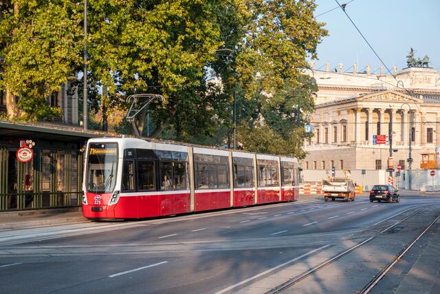 Eine Straßenbahn der Linie 71 sowie mindestens eine Person sollen in den Zwischenfall involviert gewesen sein. (Archivfoto) | Foto: Manfred Helmer/Wiener Linien