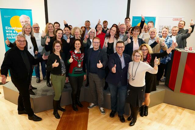 Der erste „EPU-Weihnachtspunsch“ kam gut bei den Unternehmerinnen und Unternehmern an. | Foto: Wolfram Heidenberger