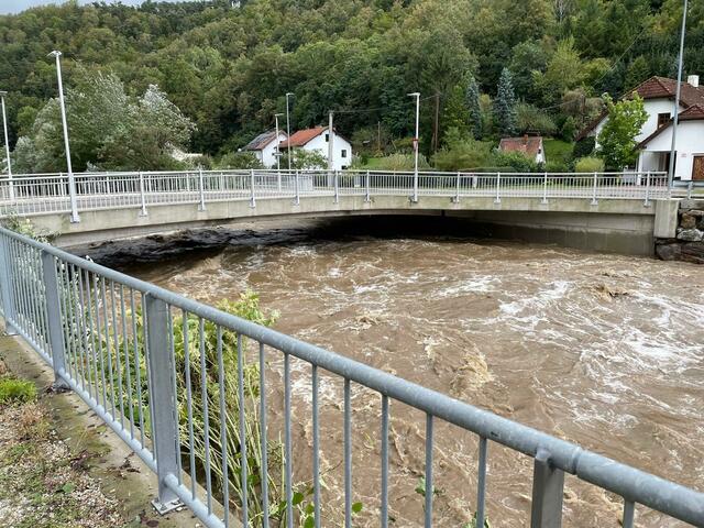 Die Unwetterkatastrophe forderte den Bezirk Krems 2024 heraus. | Foto: Necker