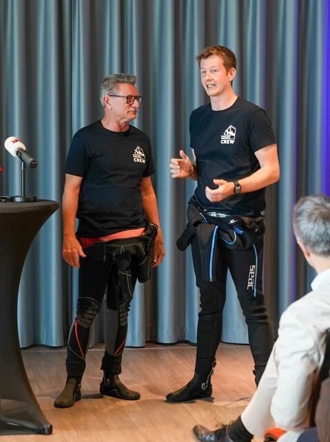 Direktor Michael Mitic (l.) übergibt mit 1. Jänner an seinen Nachfolger Jeff Schreiner. | Foto: Andreas Pölzl/MeinBezirk