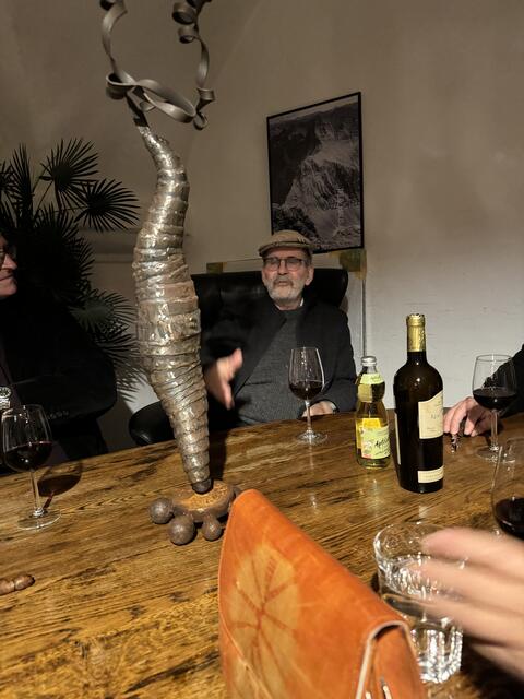 Ein sichtbares Dankeschön hat schon ersten „Rost“ angesetzt ... | Foto: Herbert Waltl