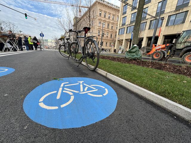 Der Umbau in Zahlen: 1.600 Quadratmeter zusätzliche Grünflächen, 45 neue Bäume, zwei neue Radwege mit insgesamt 600 Metern Länge und 18 Millionen Euro Kosten. | Foto: Antonio Šećerović/MeinBezirk