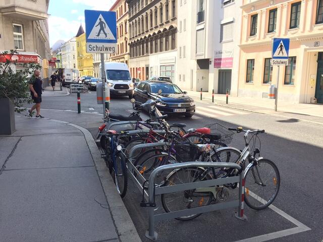 Der Fußgängerübergang in der Gentzgasse. | Foto: MeinBezirk