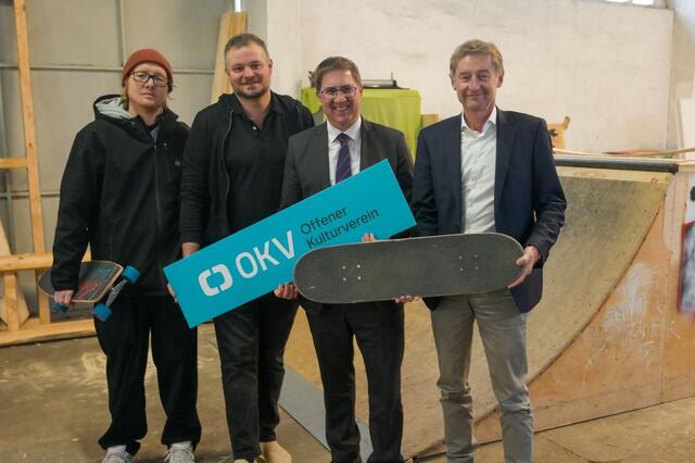 Bis zum Neubau der Skaterhalle haben die Welser Skater in den Räumlichkeiten des OKV am Römerwall zwischenzeitlich eine neue Heimat gefunden. | Foto: OKV