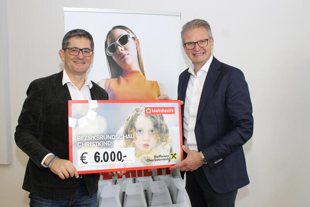 Die "mann&amp;mouse"-Geschäftsführer Reinhard Schröckner (l.) und Jörg Rabmayr  | Foto: MeinBezirk/Gernot Fohler