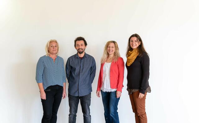 Anita Hummer, Christoph Starl, Beate Kastenhuber und Anja Zimmermann von der FraDomo freuen sich über den Personalzuwachs. | Foto: Johanna Gerner