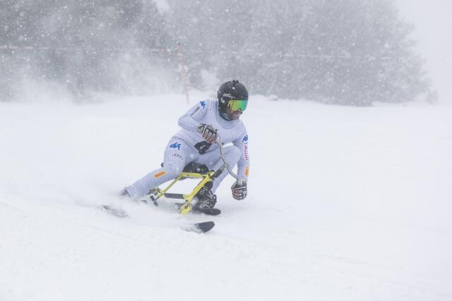 Harald Auer überzeugte im Slalom und erreichte den 3. Platz. | Foto: Maximilian Köck