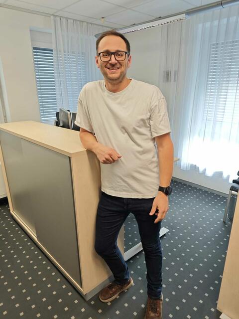 Christoph Berger aus Hartkirchen spendet Thrombozyten. | Foto: Berger
