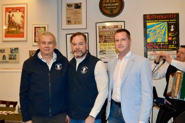 Bezirkskandidaten Josef Fürbass, Michael Gmeindl und Thomas Grandits 