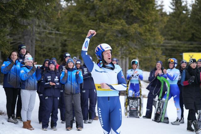 Michael Scheikl hatte zum Saisonauftakt doppelten Grund zur Freude. | Foto: Jana Zischg 