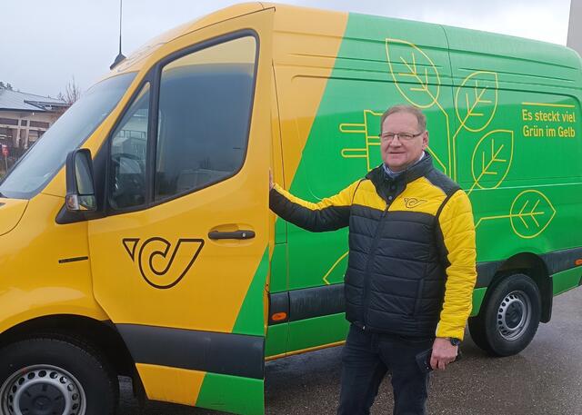 Richard Polaschek ist für die Post im Einsatz – und damit in der Vorweihnachtszeit auch ein Unterstützer des Christkinds. | Foto: Privat