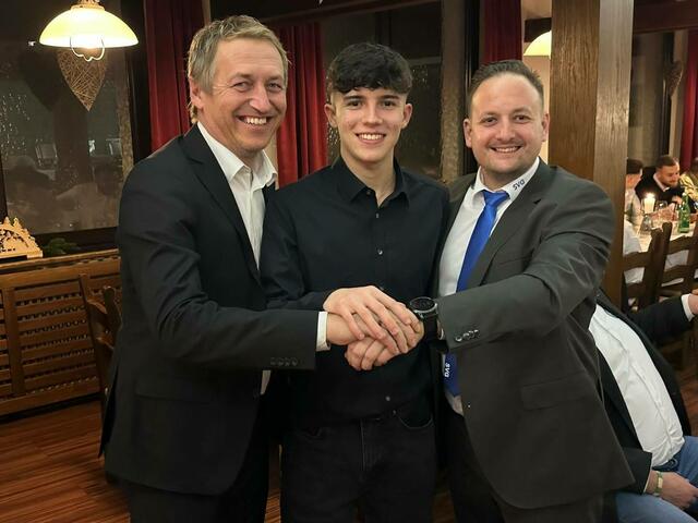 Harald Schneller, Florian Steiner und Alexander Kelemen | Foto: SV Großpetersdorf