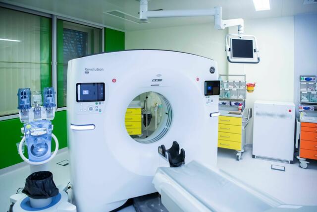 Der neue Revolution Maxima Select von GE Healthcare im Landesklinikum Scheibbs. | Foto: Robert Herbst