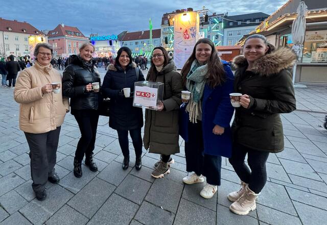 "Frau in der Wirtschaft": Roswitha Lechner, Gabriele Inmann, Tina Jedlicka, Daniela Reisner (Vorsitzende von Frau in der Wirtschaft Wiener Neustadt), Anna Leithner, Melanie Koll.
| Foto: WKNÖ