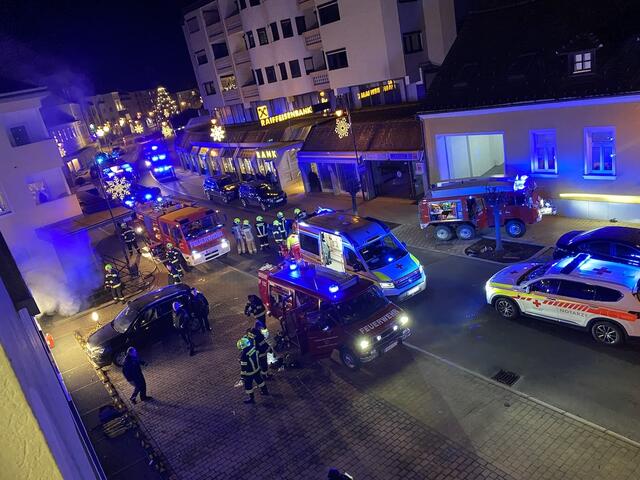 Die Stadtfeuerwehr Güssing stand mit 35 Leuten im Einsatz. | Foto: Bezirksfeuerwehrkommando Güssing