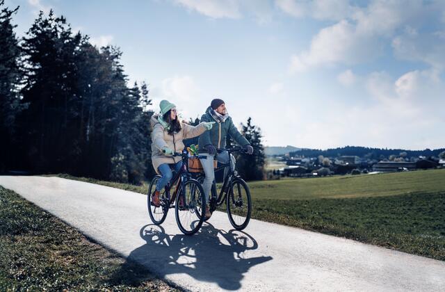 „Österreich radelt“ die schönsten Winter-Radrouten zusammengestellt. | Foto: Österreich radelt