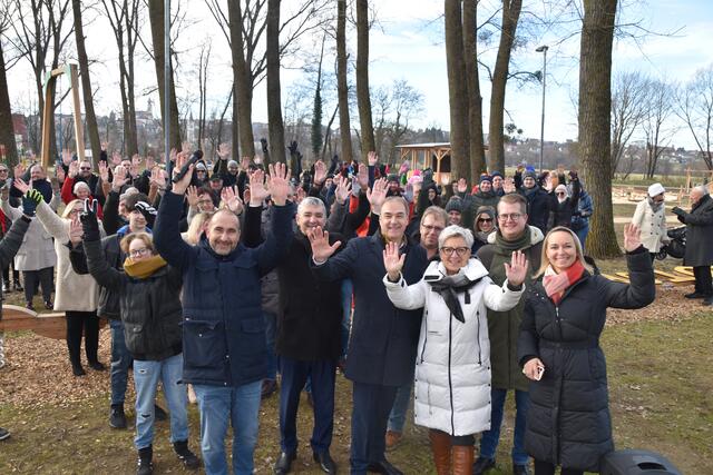 Große Freude herrschte bei der Eröffnung des neuen Fitness- und Vitalparks in Großpetersdorf. | Foto: Michael Strini