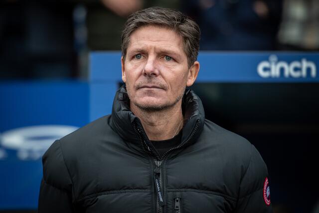 Zum Saisonstart blieb Oliver Glasner mit Crystal Palace in den ersten acht Spielen ohne Sieg. Doch nach 19 Partien sieht die Lage zum Jahreswechsel deutlich besser aus: Die „Eagles“ stehen auf Platz 15 von 20 in der Premier League. | Foto: CPFC/Sebastian Frej