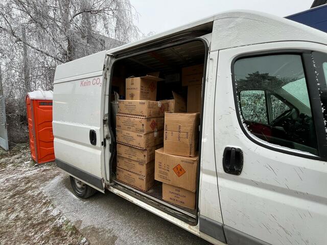 4,2 Tonnen illegal gelagerte Feuerwerkskörper wurden in Meidling sichergestellt. | Foto: Gruppe Sofortmaßnahmen