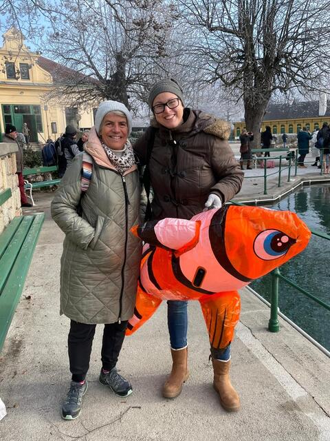 Gabi und Sandra - und Nemo | Foto: Mitterer