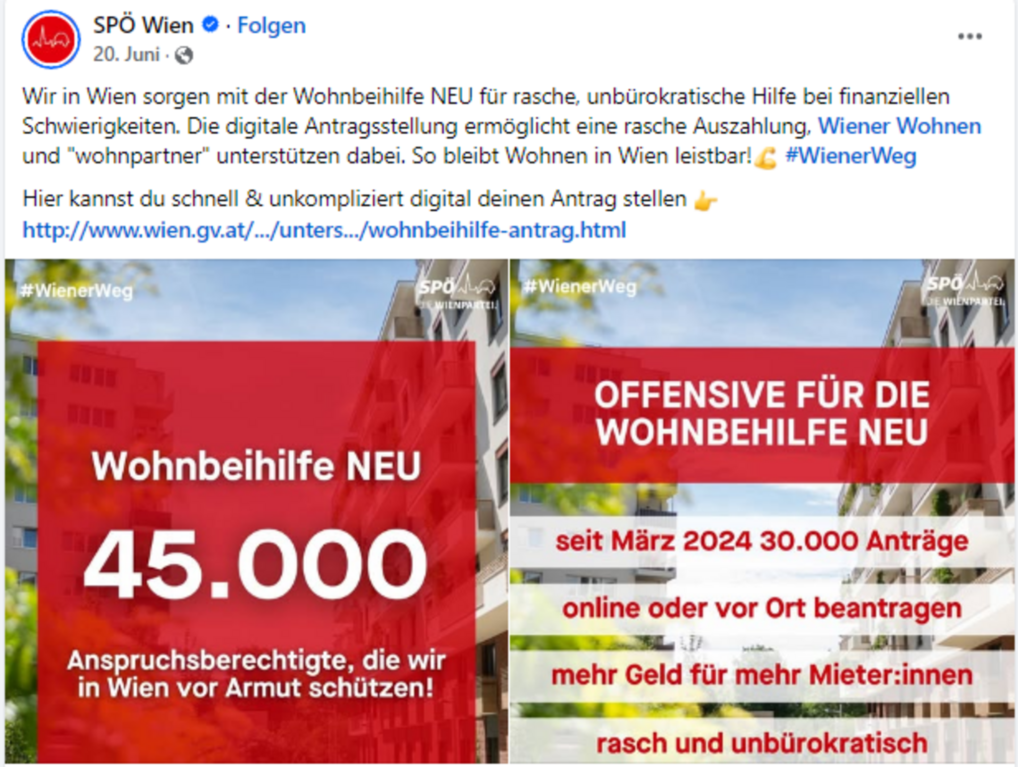 Wieder missglücktes Gesetz in Wien: Wiener Wohnbeihilfe Neu