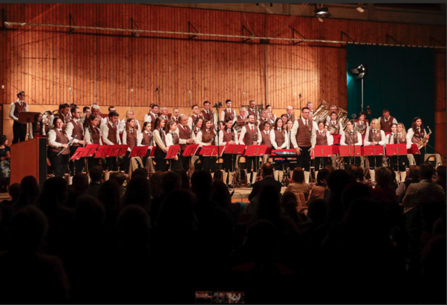 Der Musikverein Rabnitztal-Eggersdorf beim Wunschkonzert 2024 in Eggersdorf | Foto: MV Rabnitztal-Eggersdorf