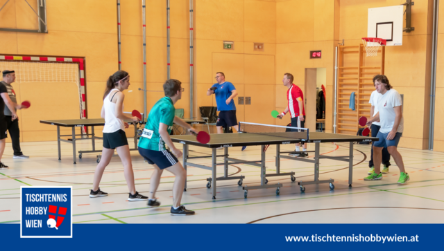 Tischtennis wöchentlich spielen in einer modernen barrierefreien Tischtennis Halle | Foto: Tischtennis Hobby Wien