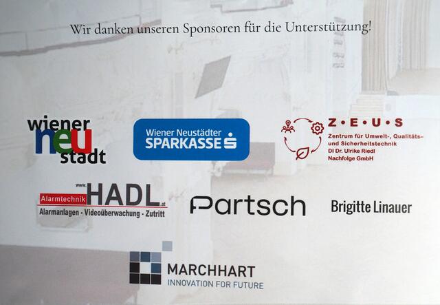 Herzlichen Dank den Sponsoren für ihre Unterstützung unseres tollen Klangkörpers, des Sinfonieorchesters des Musikvereines MERKUR