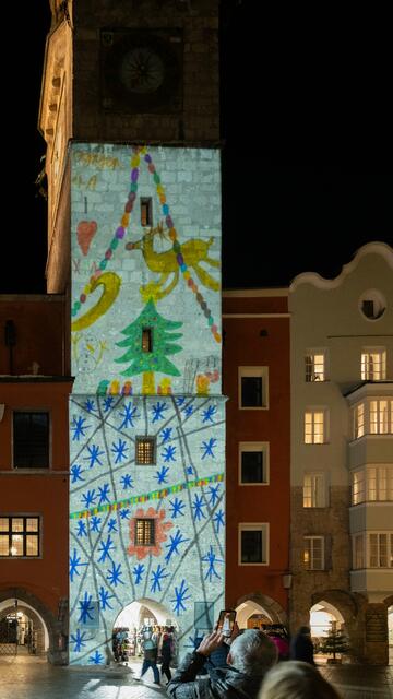 3D-Lichtprojektionen und Rauhnächte-Stationen im Waltherpark, u.a. mit einem Theaterstück von Lisa Hörtnagl, werden bis 6. Jänner gezeigt. | Foto: Stadtmarekting