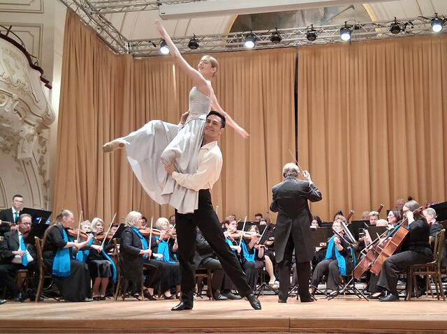 Das Ballett-Tanzpaar der Vereinigung Wiener Staatsopernballett
