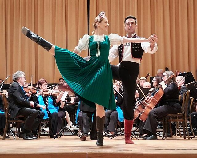 Das Ballett-Tanzpaar der Vereinigung Wiener Staatsopernballett