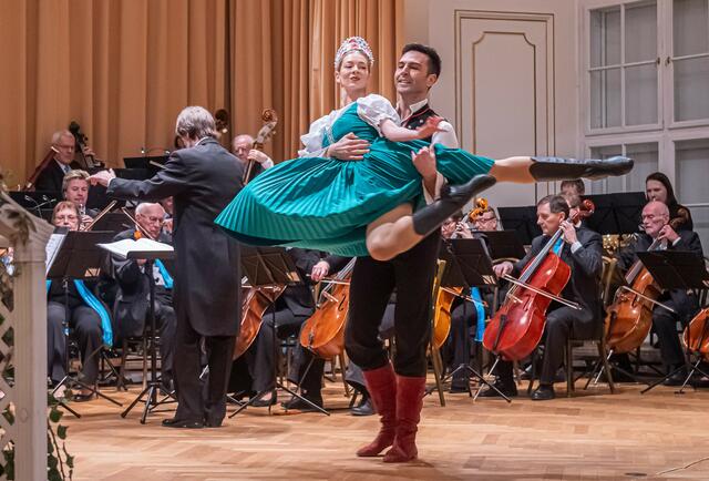 Das Ballett-Tanzpaar der Vereinigung Wiener Staatsopernballett