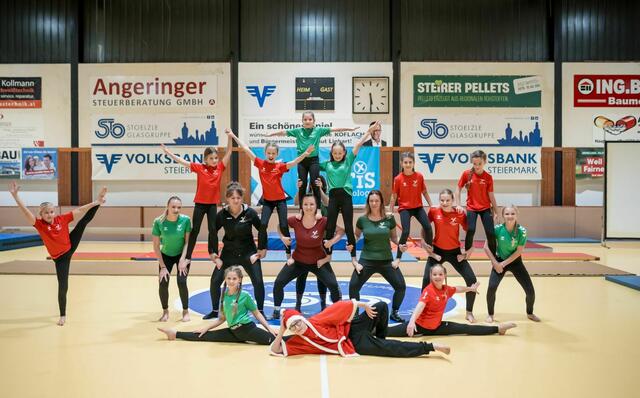 Eindrucksvolle Pyramiden und andere Kunststücke beim Schauturnen in Köflach | Foto: Atus Köflach